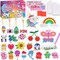 24 Pieces Diamond Art Kits for Kids, Diamond Painting Kits, Arts and Crafts for Kids Ages 6-8-12, Gem Art As Gifts Ideas for Girls Boys, Small Diamond Painting Stickers, Kids Craft Age 6+